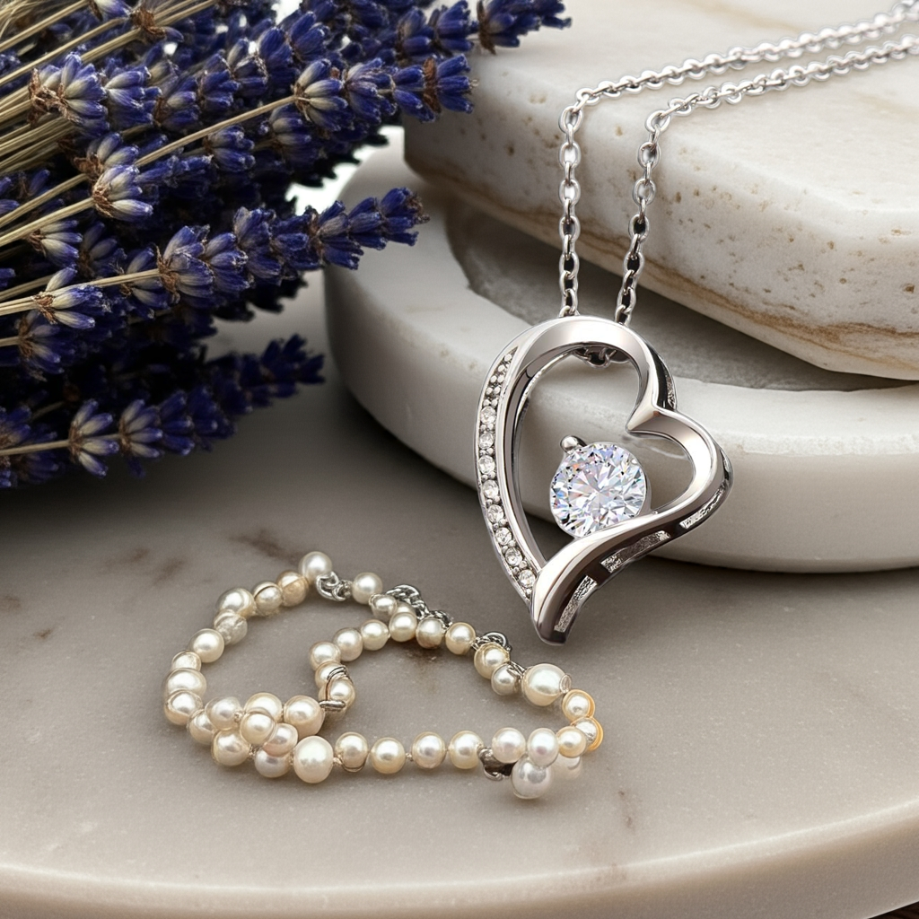 Forever Love Necklace In Gift Box - No Message Card
