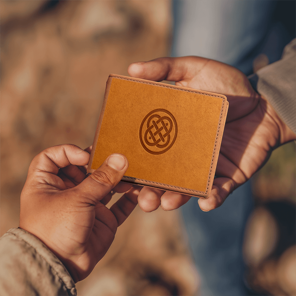 Graphic Leather Wallet