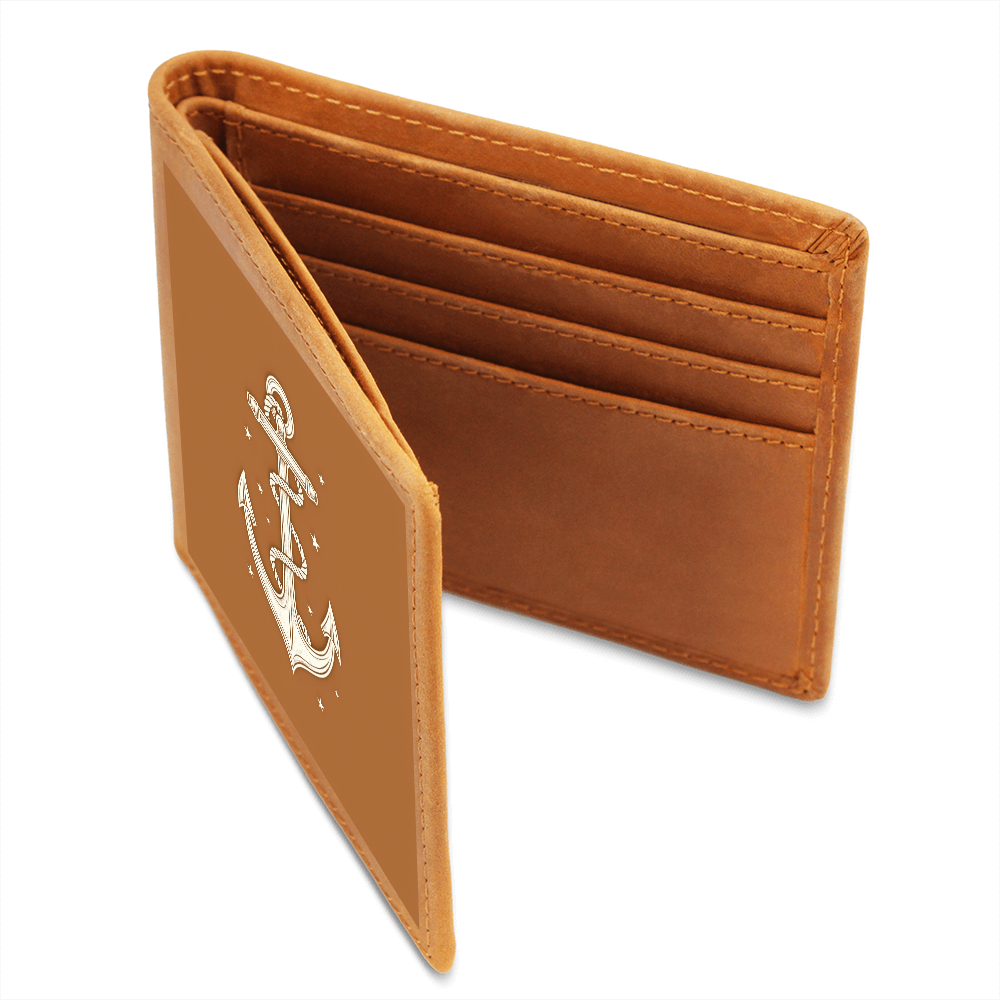 Graphic Leather Wallet