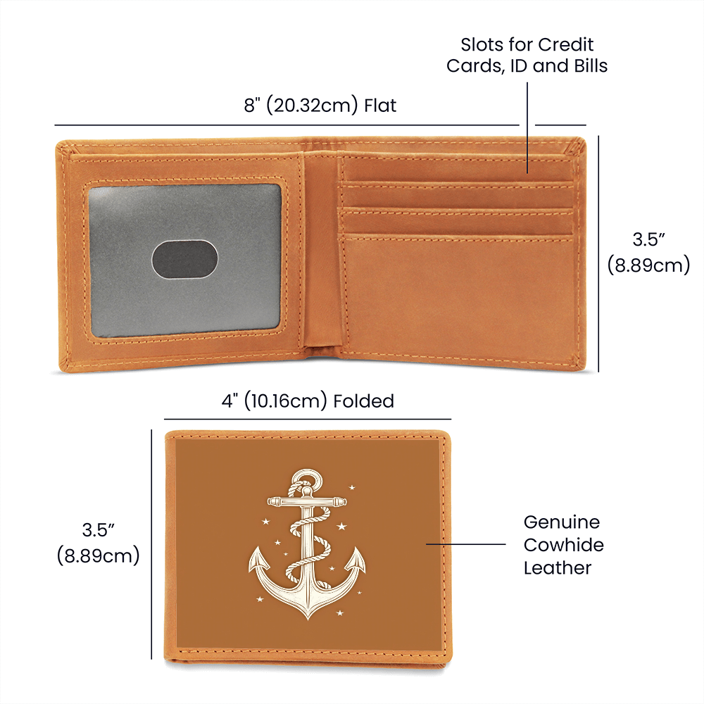 Graphic Leather Wallet
