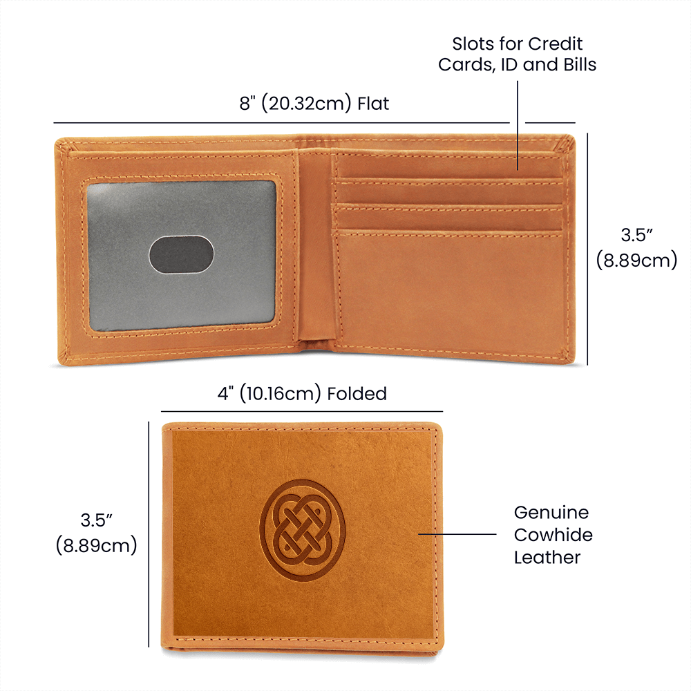 Graphic Leather Wallet