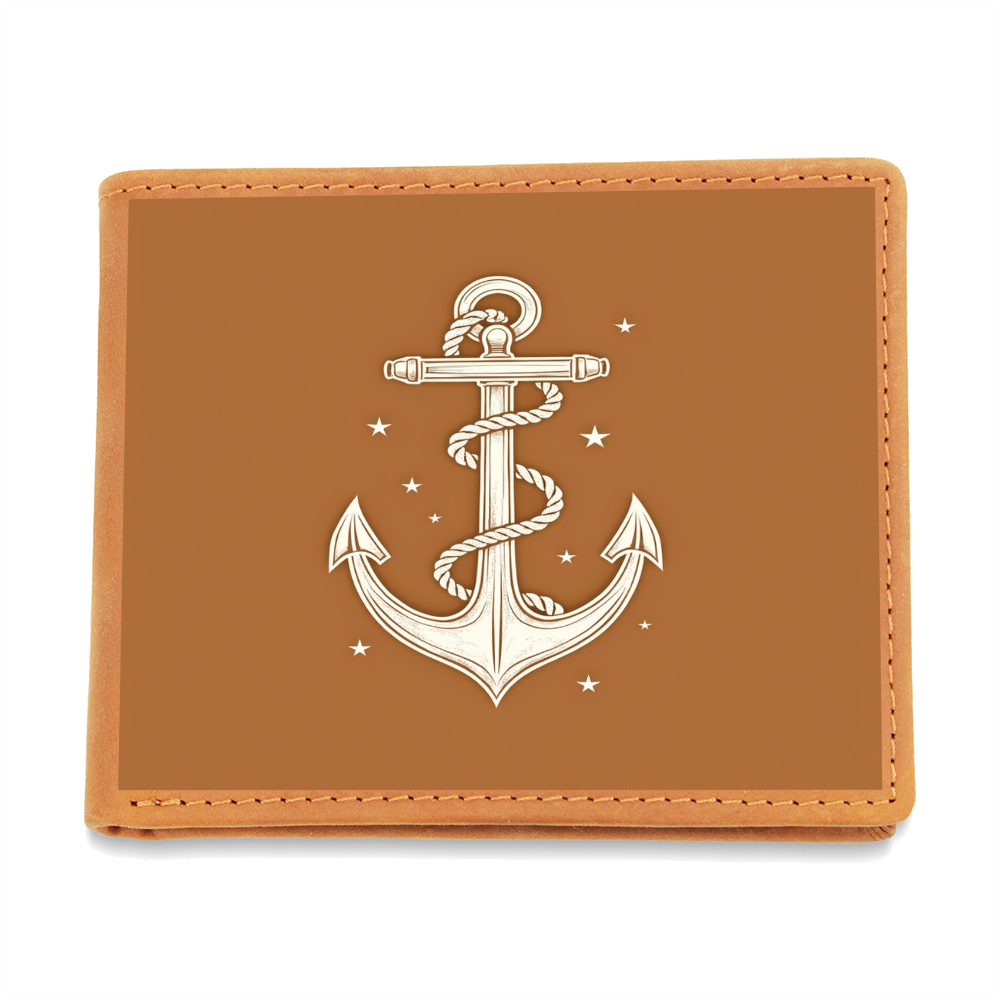 Graphic Leather Wallet