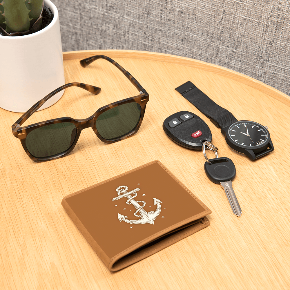 Graphic Leather Wallet