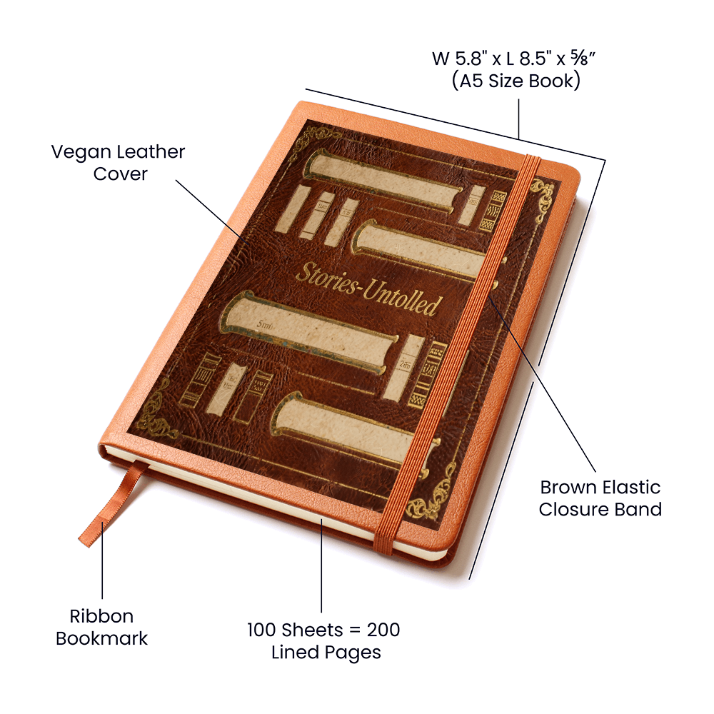 Graphic Leather Journal