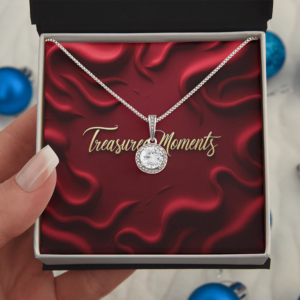 Hope Necklace Gift for Her - Dazzling Eternal Hope Pendant Jewelry
