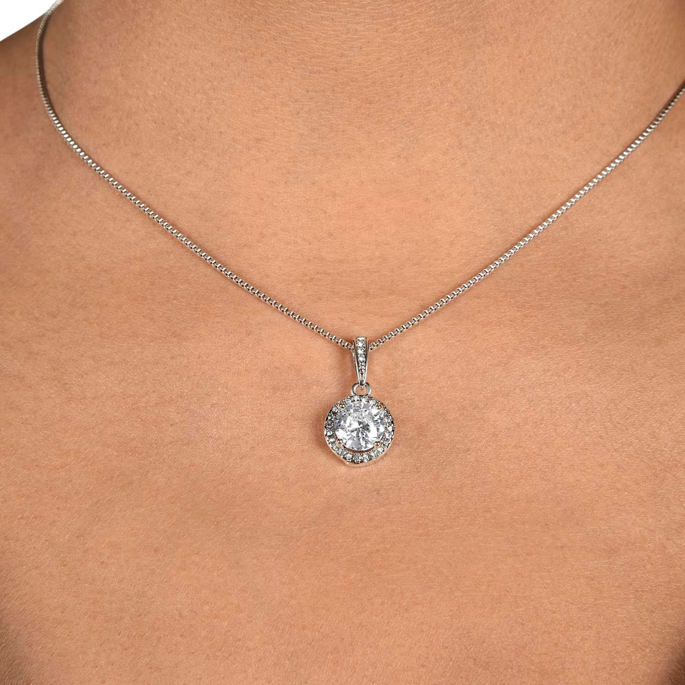 Hope Necklace Gift for Her - Dazzling Eternal Hope Pendant Jewelry