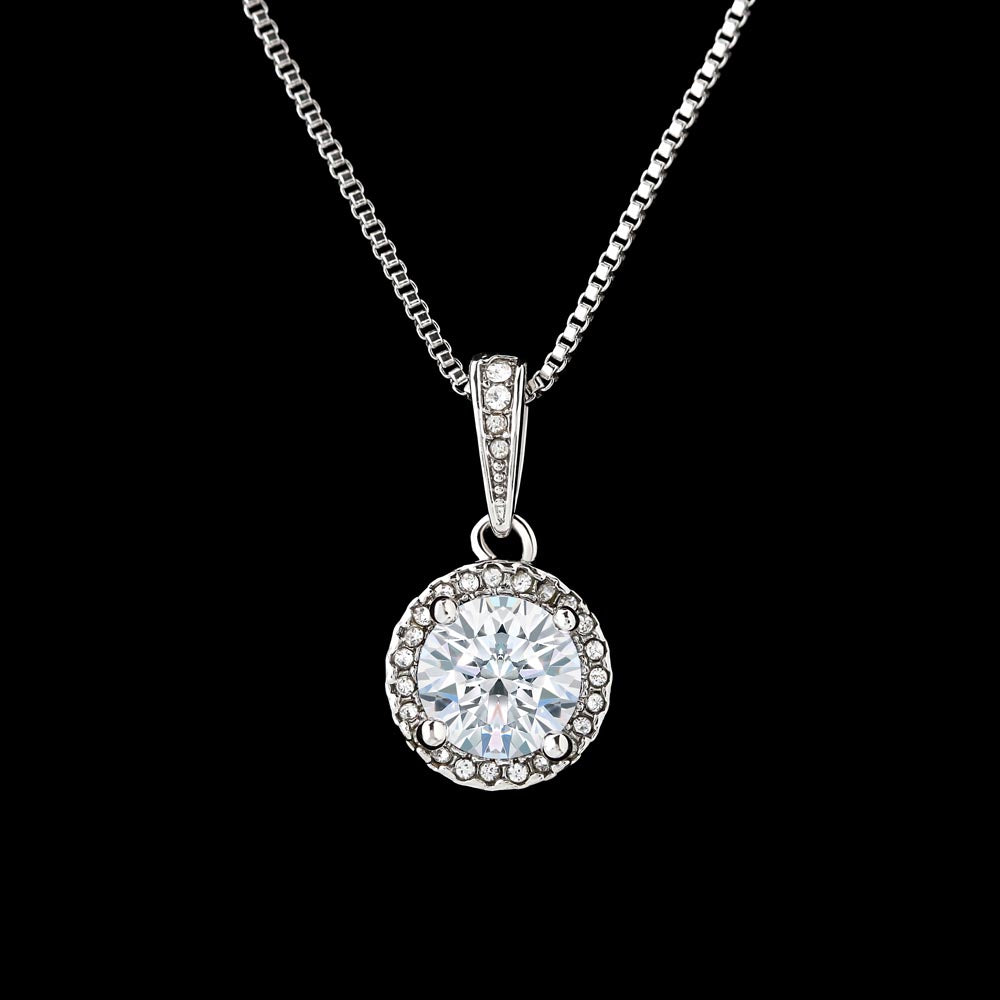 Hope Necklace Gift for Her - Dazzling Eternal Hope Pendant Jewelry