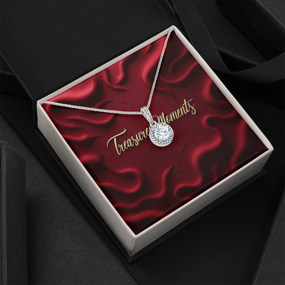 Hope Necklace Gift for Her - Dazzling Eternal Hope Pendant Jewelry