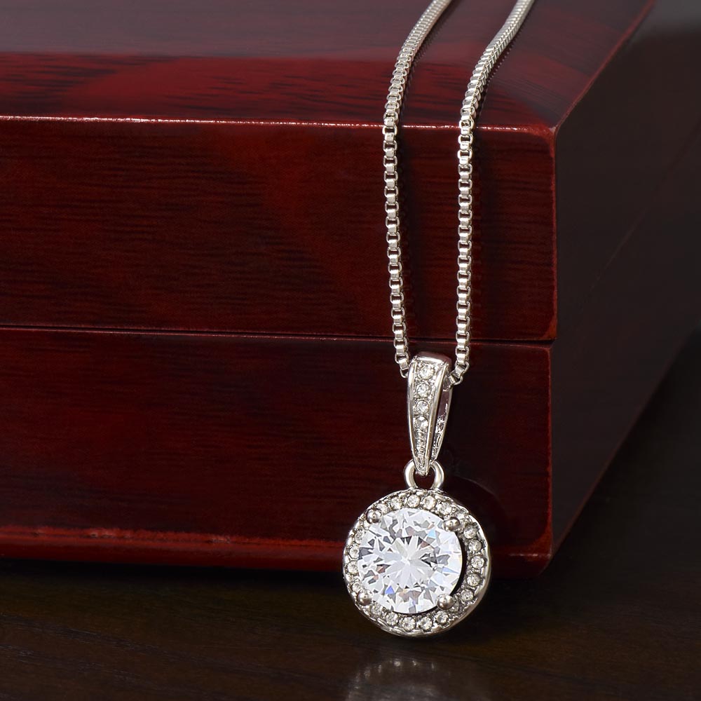 Hope Necklace Gift for Her - Dazzling Eternal Hope Pendant Jewelry