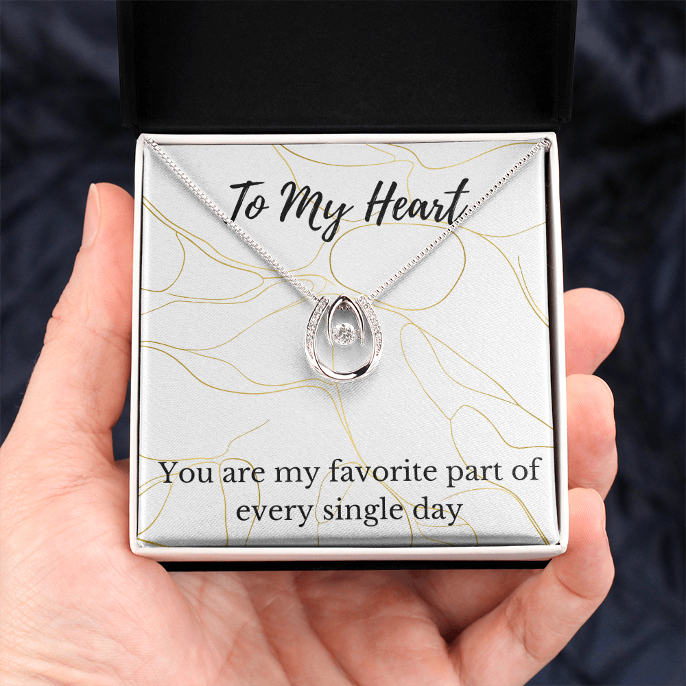 Lucky In Love Necklace In Gift Box - For That Special Someone