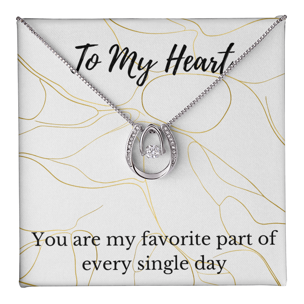 Lucky In Love Necklace In Gift Box - For That Special Someone