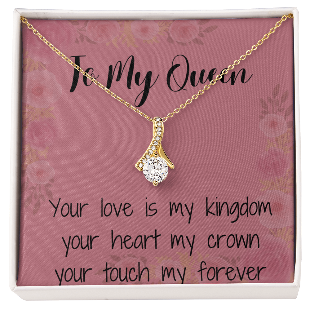 Alluring Beauty Necklace - (Yellow and White Gold Variant) In Gift Box