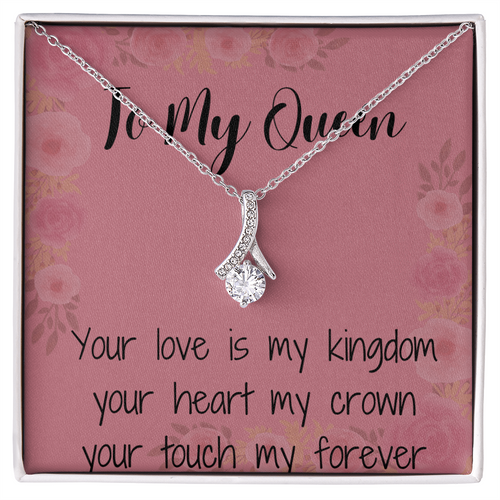 Alluring Beauty Necklace - (Yellow and White Gold Variant) In Gift Box