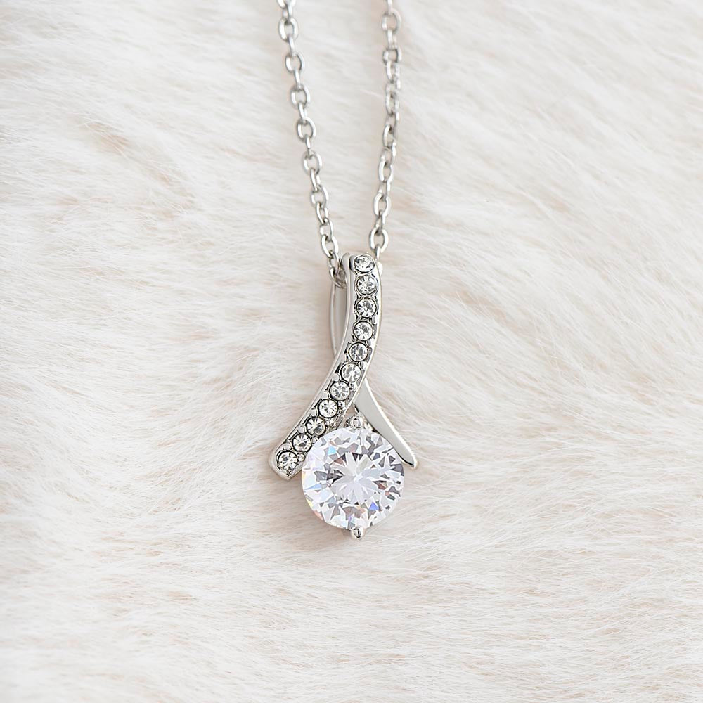 Alluring Beauty Necklace - (Yellow and White Gold Variant) In Gift Box
