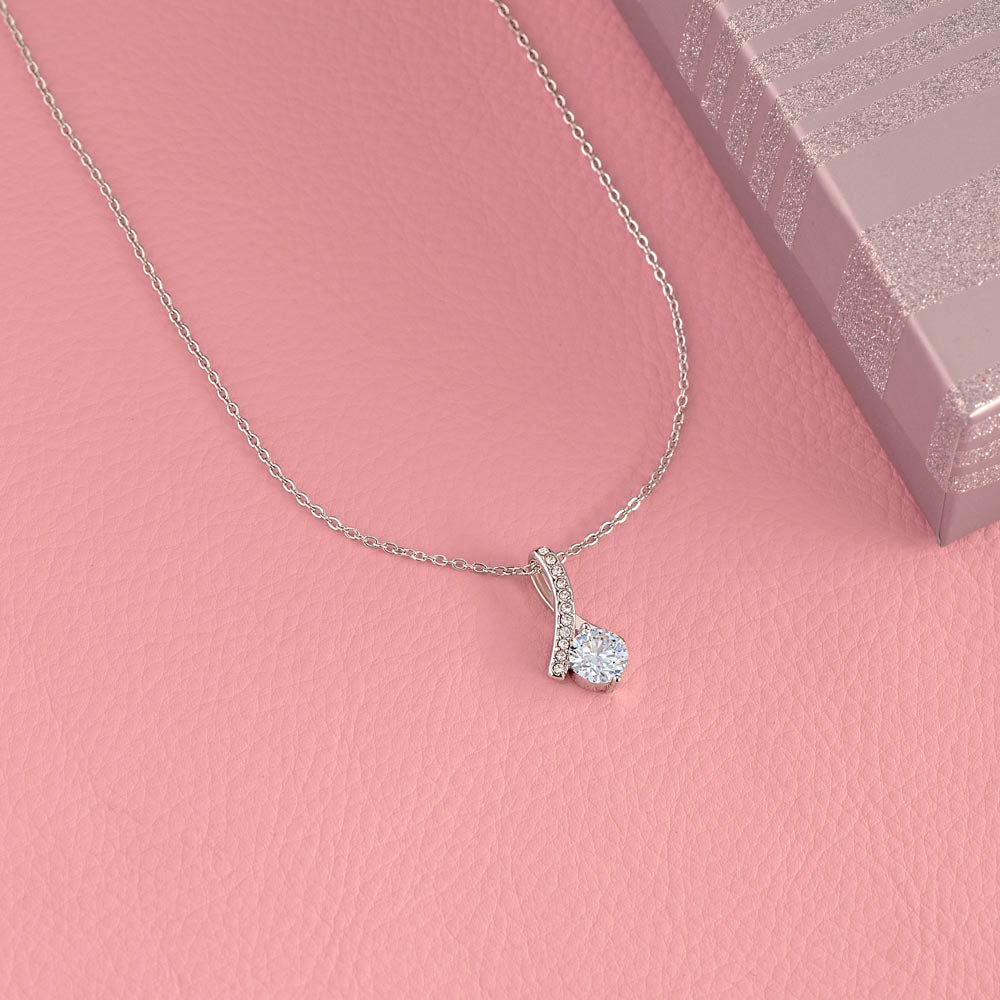 Alluring Beauty Necklace - (Yellow and White Gold Variant) In Gift Box