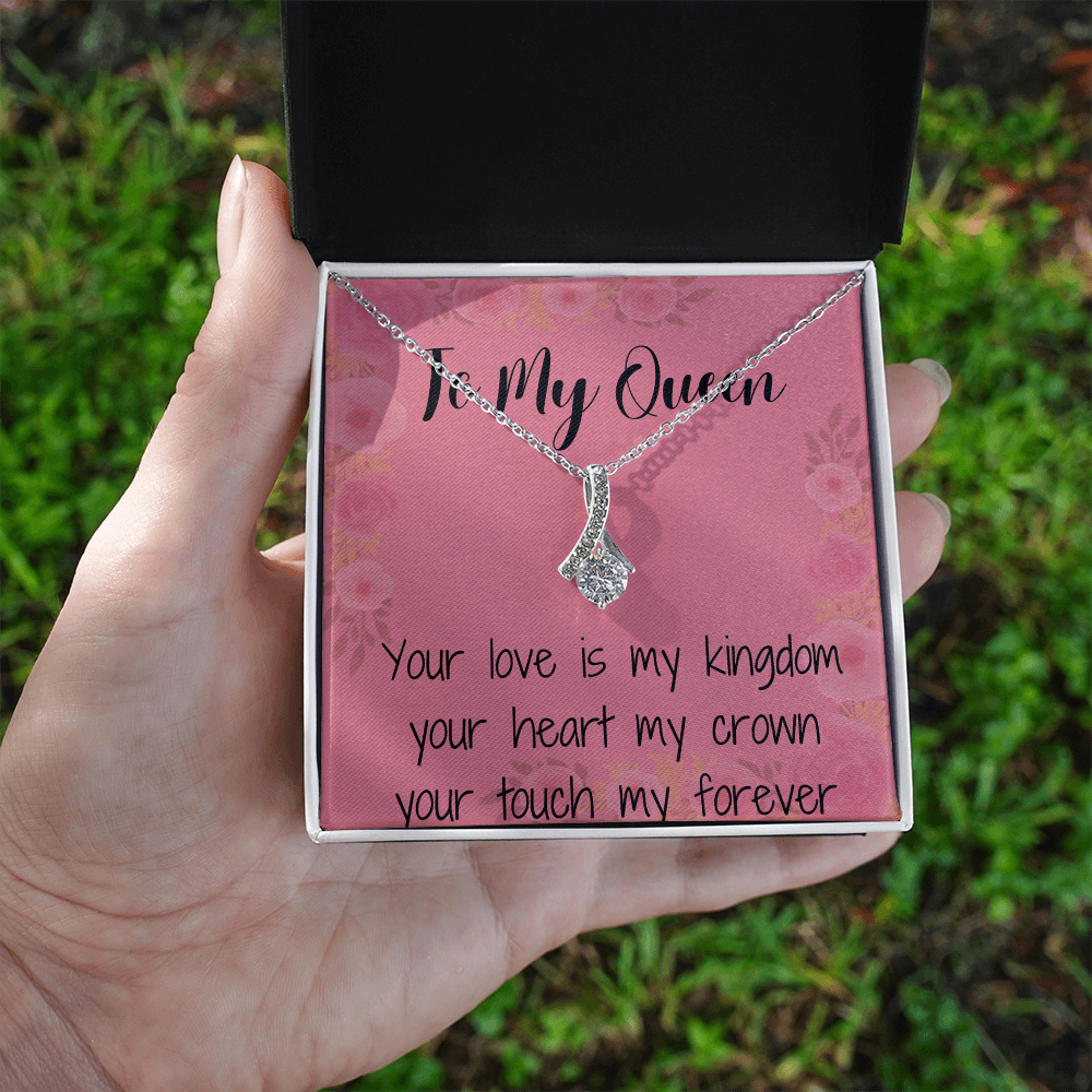 Alluring Beauty Necklace - (Yellow and White Gold Variant) In Gift Box
