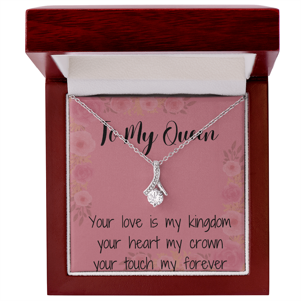Alluring Beauty Necklace - (Yellow and White Gold Variant) In Gift Box