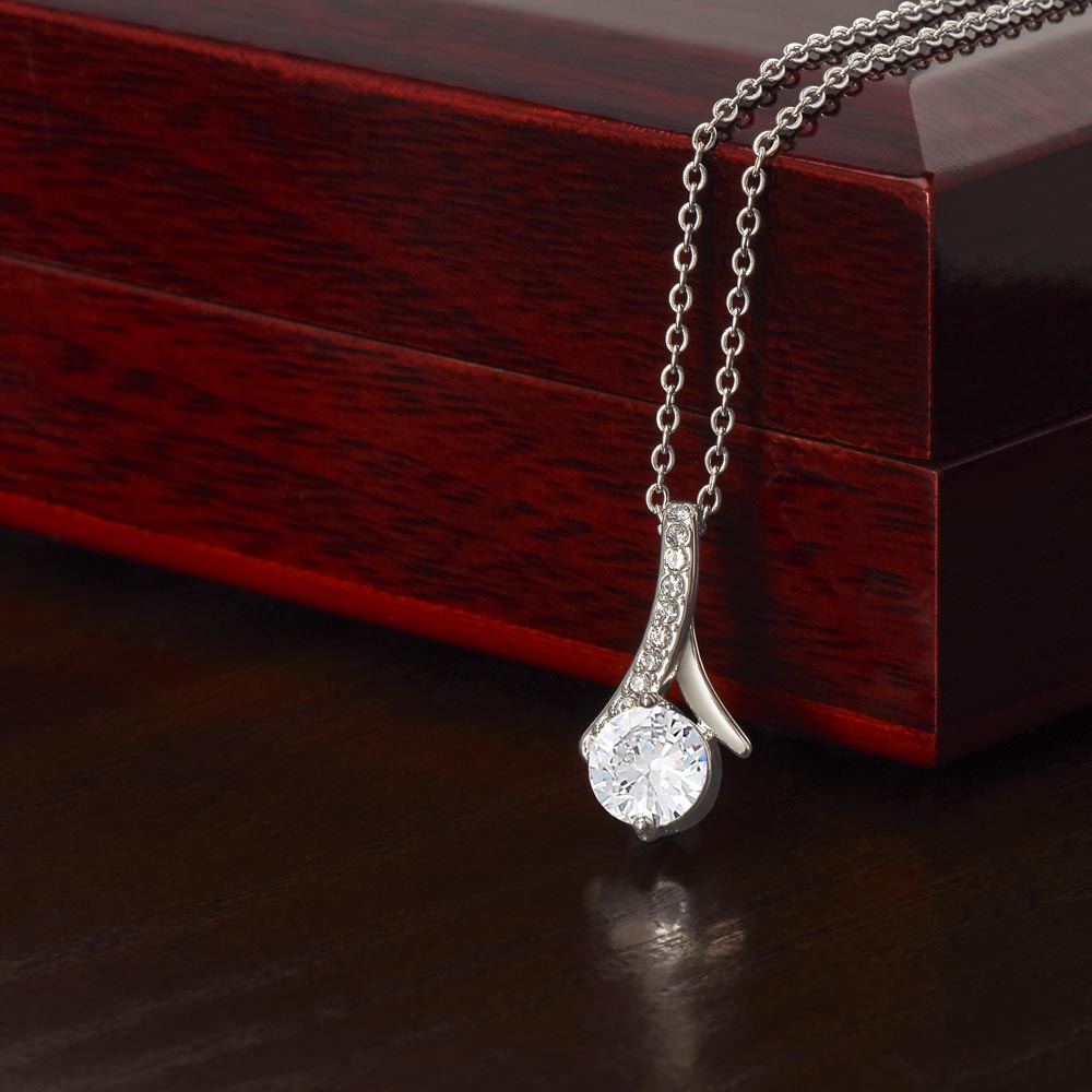 Alluring Beauty Necklace - (Yellow and White Gold Variant) In Gift Box