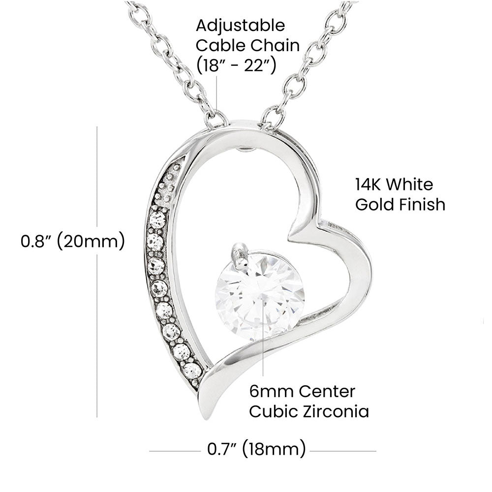 Forever Love Necklace In Gift Box - No Message Card