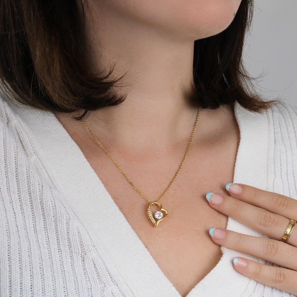 Forever Love Necklace In Gift Box - No Message Card