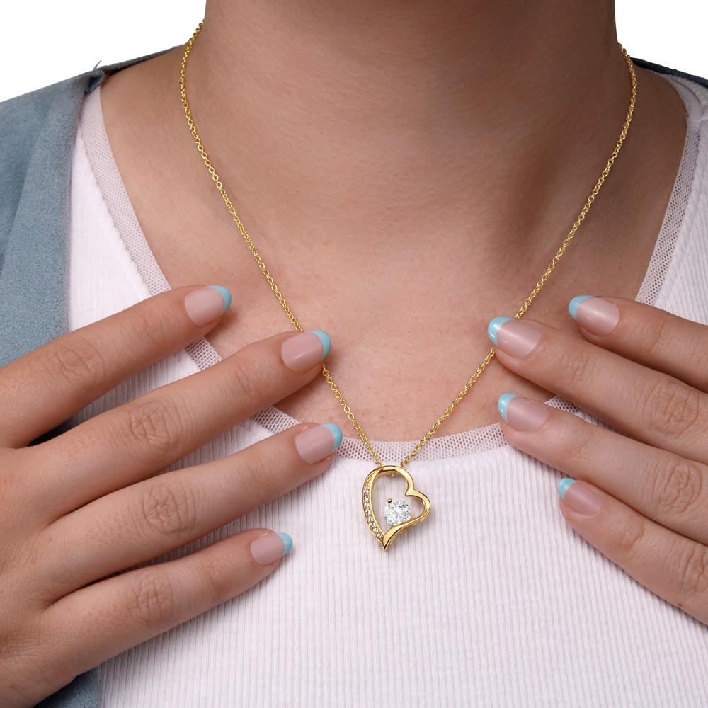 Forever Love Necklace In Gift Box - No Message Card