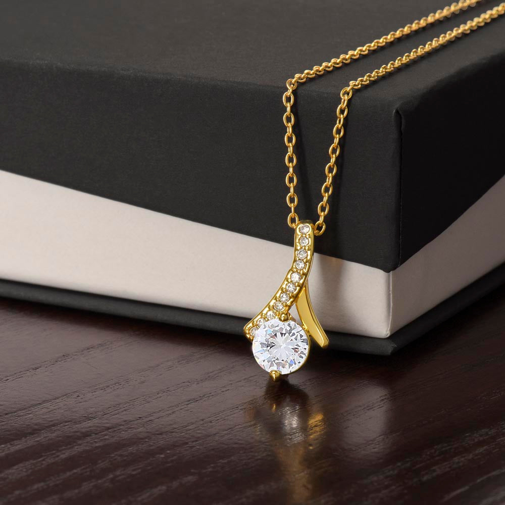 The Alluring Beauty necklace In Gift Box - No Message Card