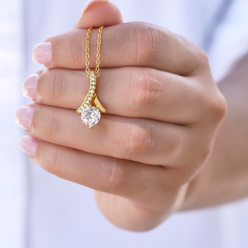 The Alluring Beauty necklace In Gift Box - No Message Card
