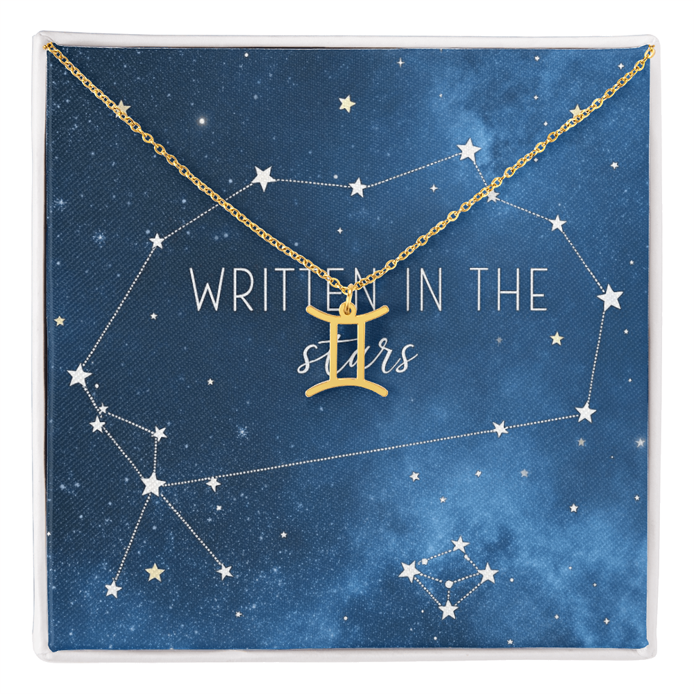 Zodiac Sign Necklace - In Gift Box