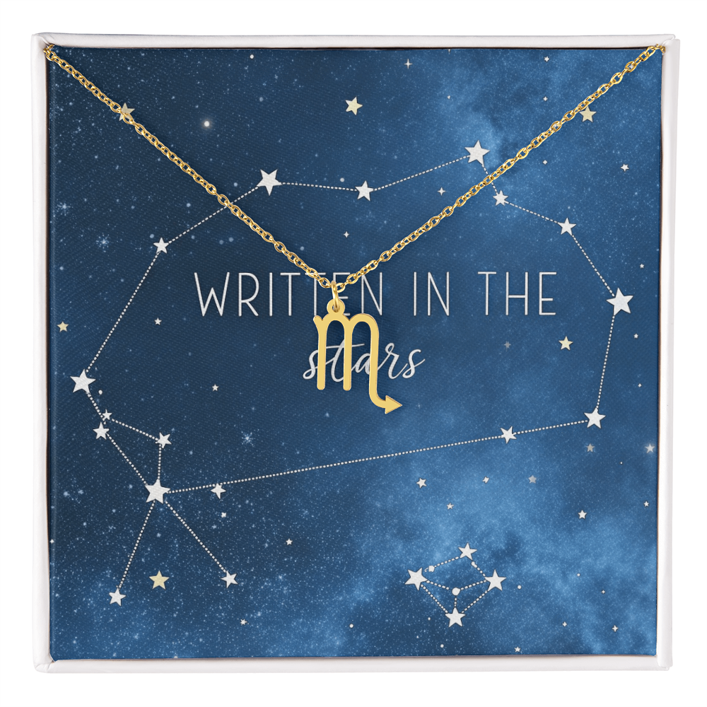 Zodiac Sign Necklace - In Gift Box