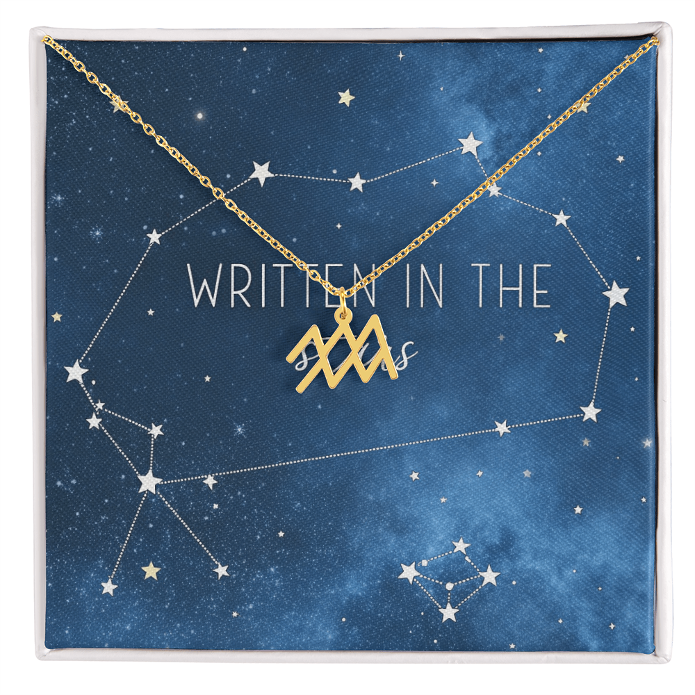 Zodiac Sign Necklace - In Gift Box