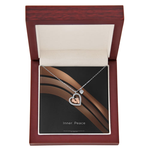 Baby Feet Heat Necklace - In Gift Box