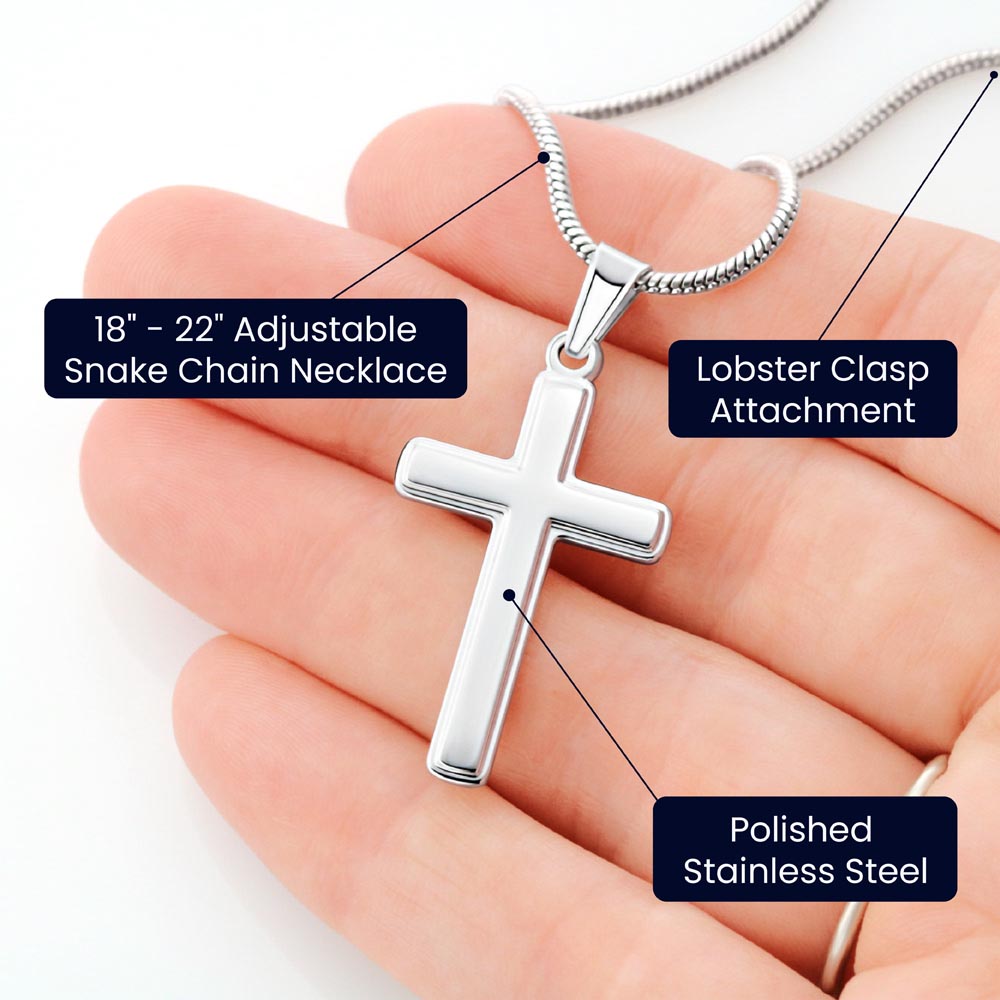 Artisan Cross Necklace - In Gift Box